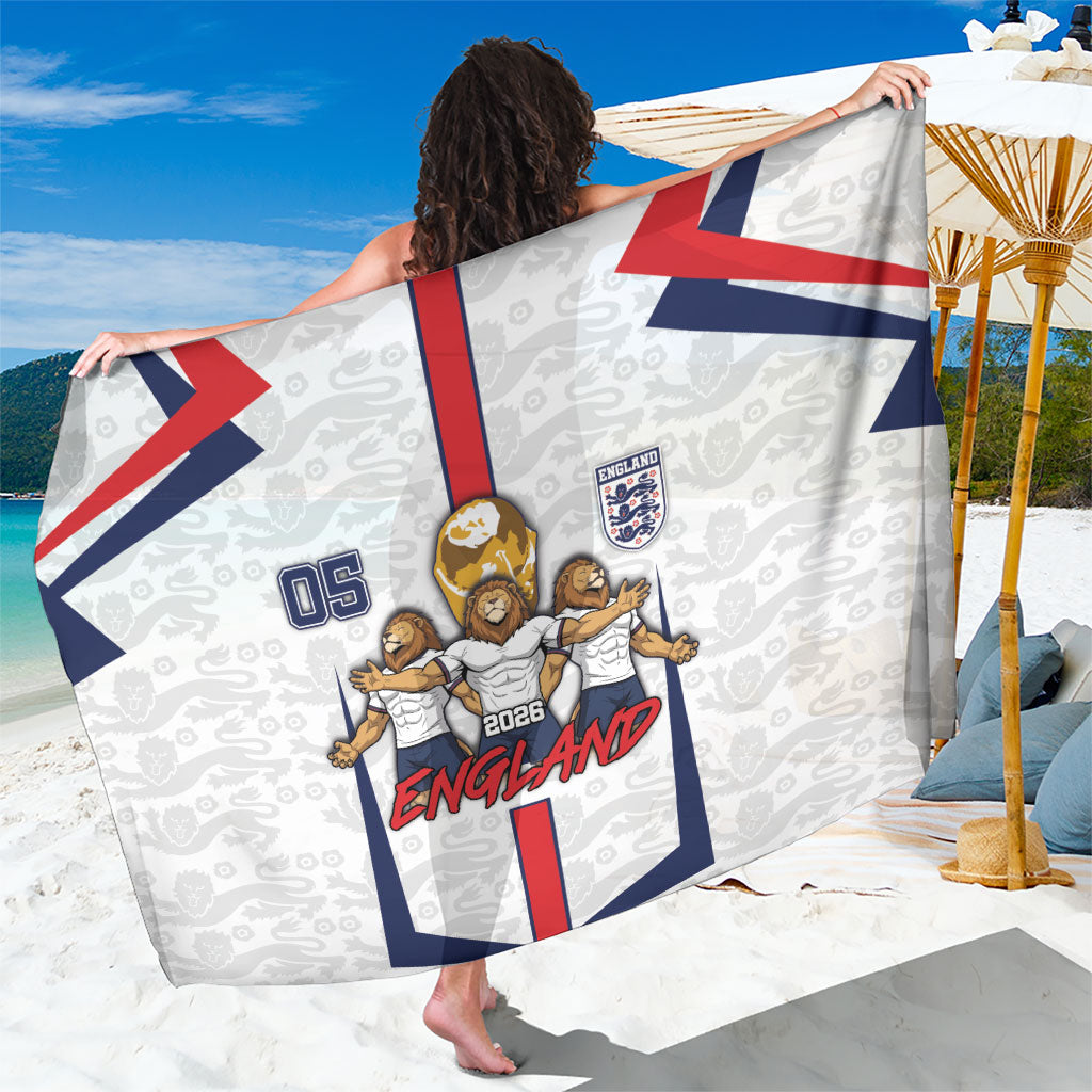 Custom England Football Sarong Three Lions Trophy St George Cross