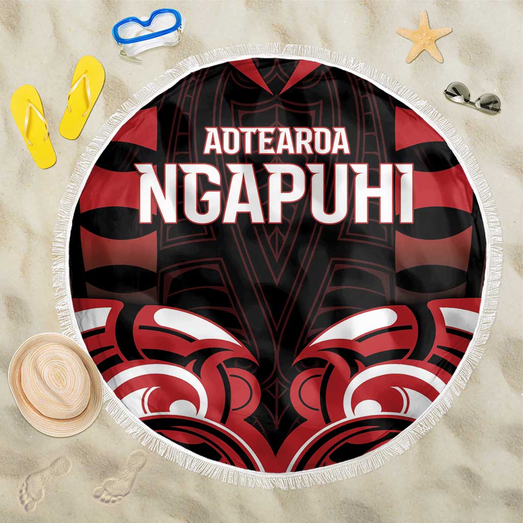 Aotearoa Ngapuhi Beach Blanket Maori Pattern New Zealand - Polynesian Pride