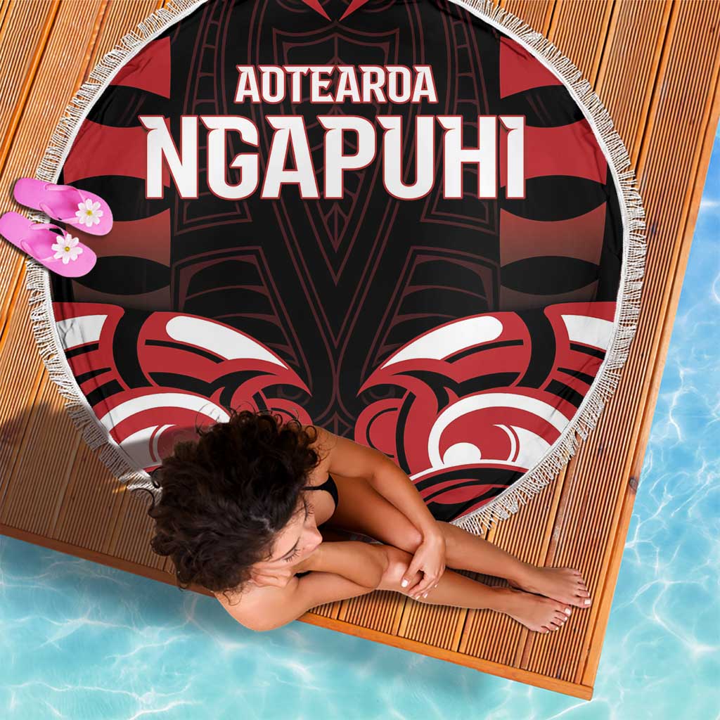 Aotearoa Ngapuhi Beach Blanket Maori Pattern New Zealand - Polynesian Pride
