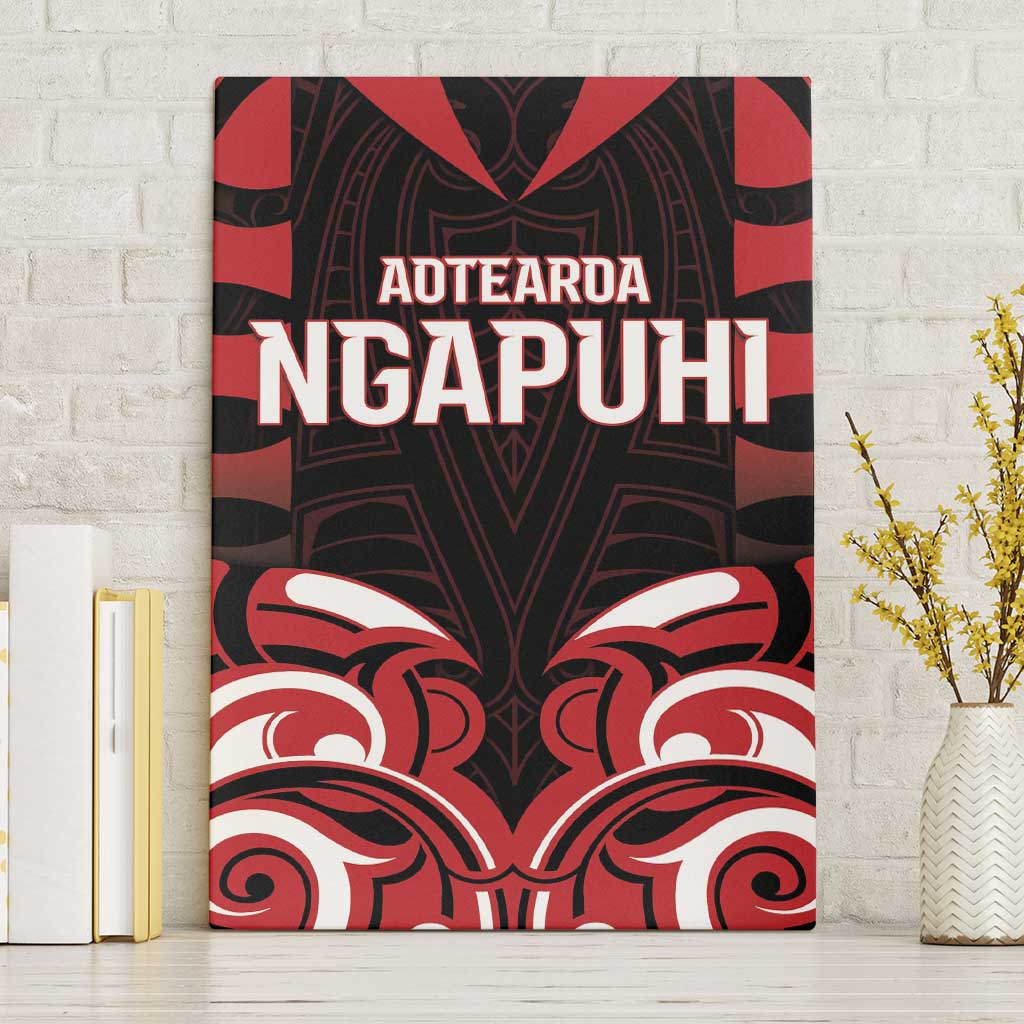 Aotearoa Ngapuhi Canvas Wall Art Maori Pattern New Zealand - Polynesian Pride