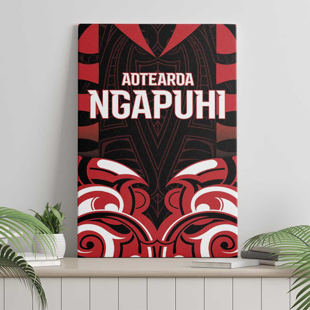 Aotearoa Ngapuhi Canvas Wall Art Maori Pattern New Zealand - Polynesian Pride