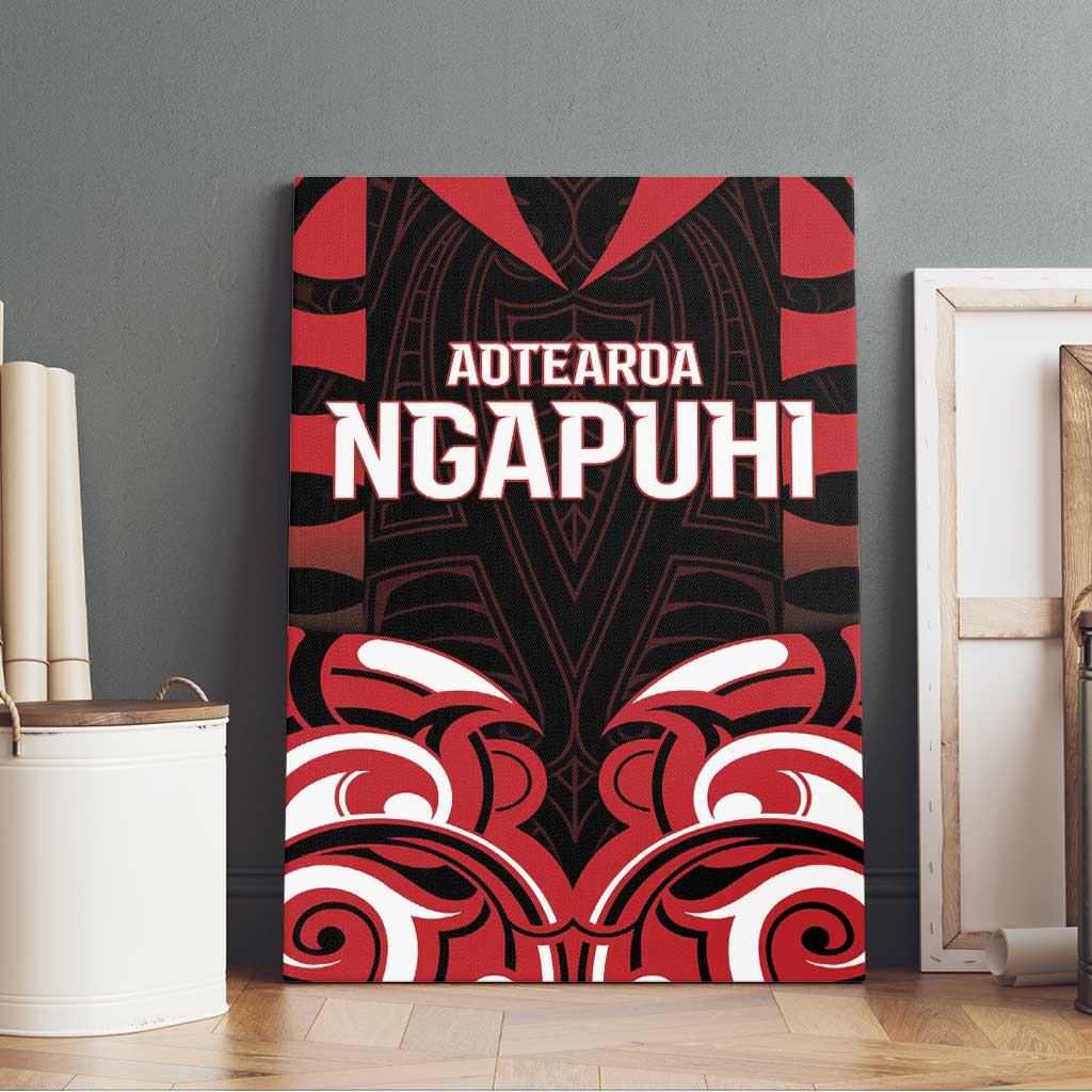Aotearoa Ngapuhi Canvas Wall Art Maori Pattern New Zealand - Polynesian Pride