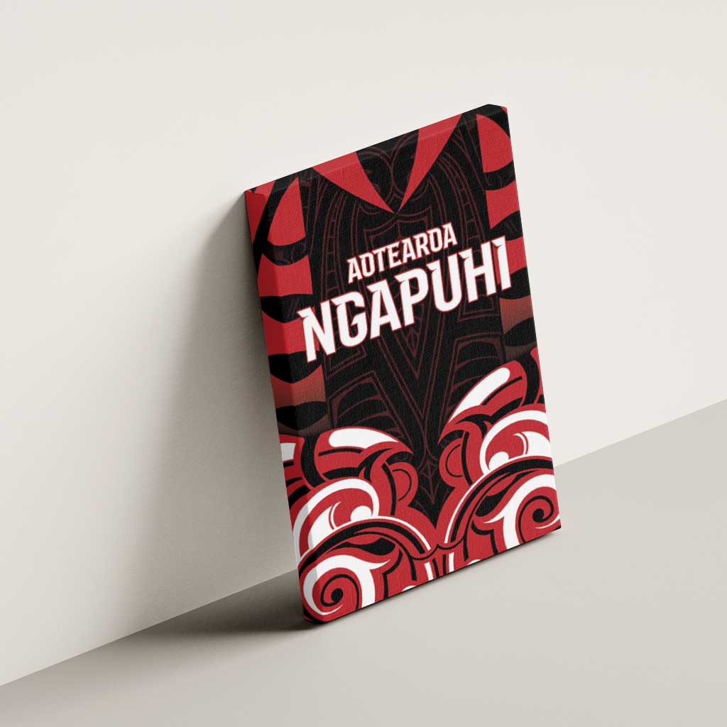 Aotearoa Ngapuhi Canvas Wall Art Maori Pattern New Zealand - Polynesian Pride