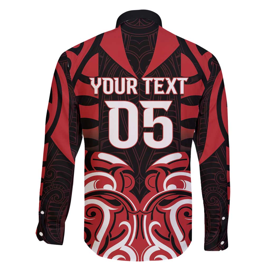 Custom Aotearoa Ngapuhi Family Matching Long Sleeve Bodycon Dress and Hawaiian Shirt Maori Pattern New Zealand - Polynesian Pride