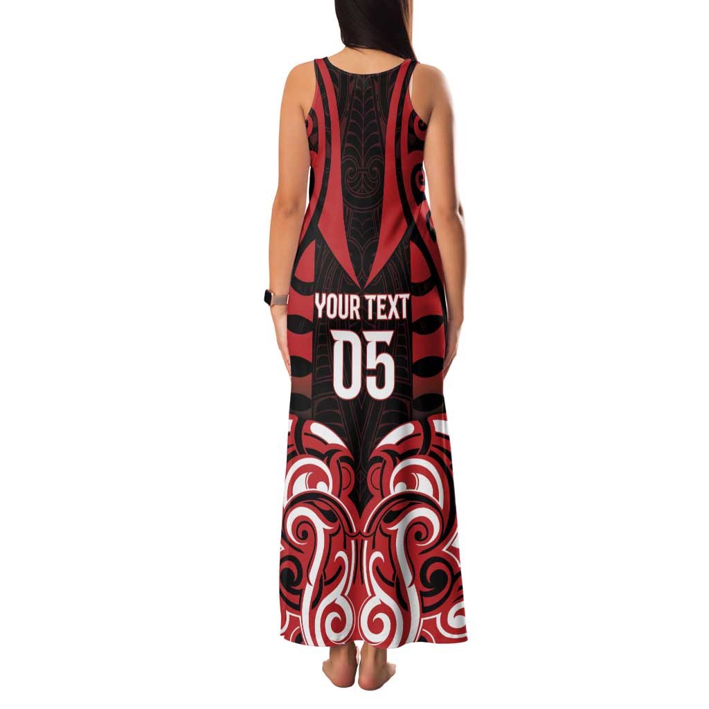 Custom Aotearoa Ngapuhi Family Matching Tank Maxi Dress and Hawaiian Shirt Maori Pattern New Zealand - Polynesian Pride