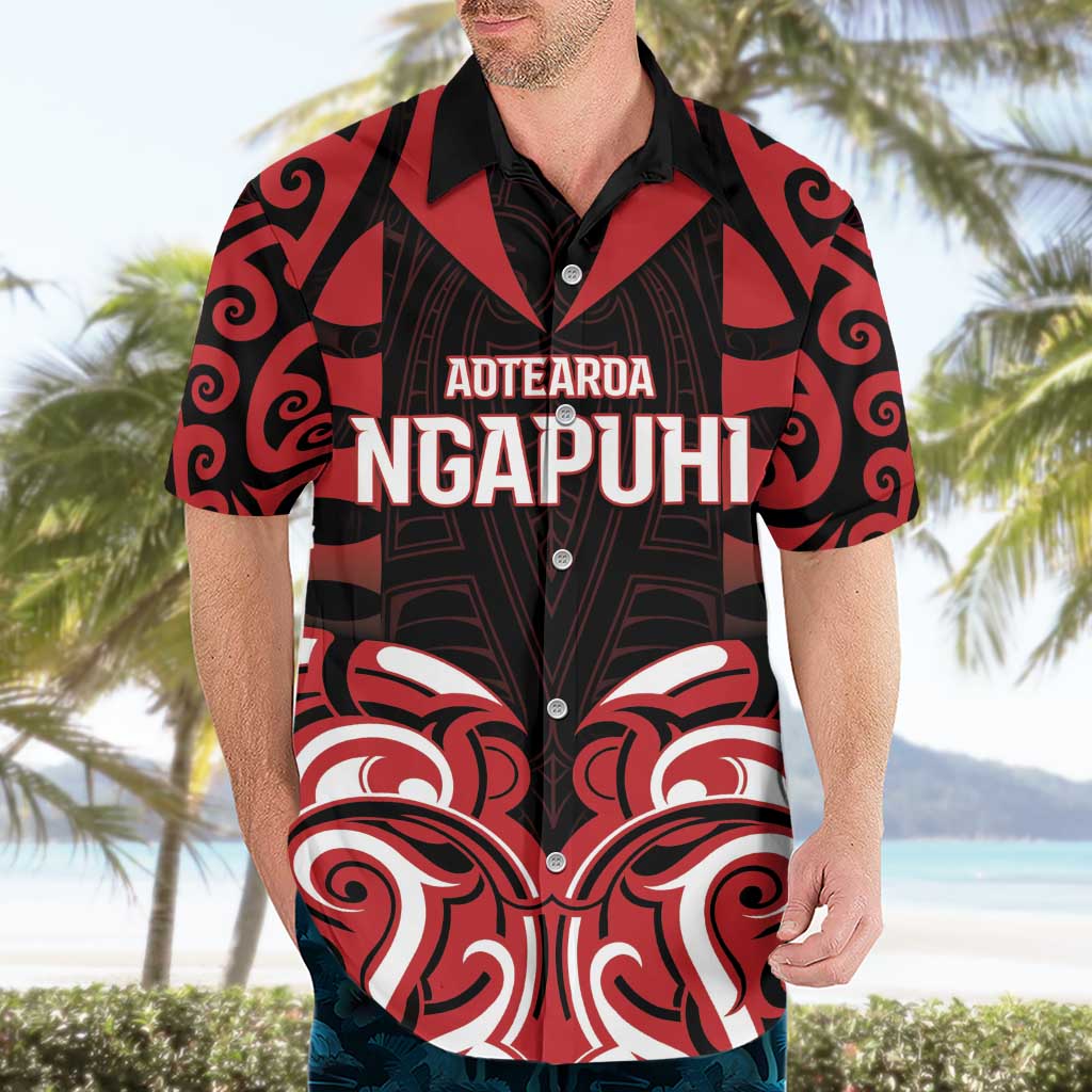 Custom Aotearoa Ngapuhi Hawaiian Shirt Maori Pattern New Zealand - Polynesian Pride
