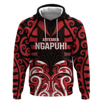 Custom Aotearoa Ngapuhi Hoodie Maori Pattern New Zealand - Polynesian Pride