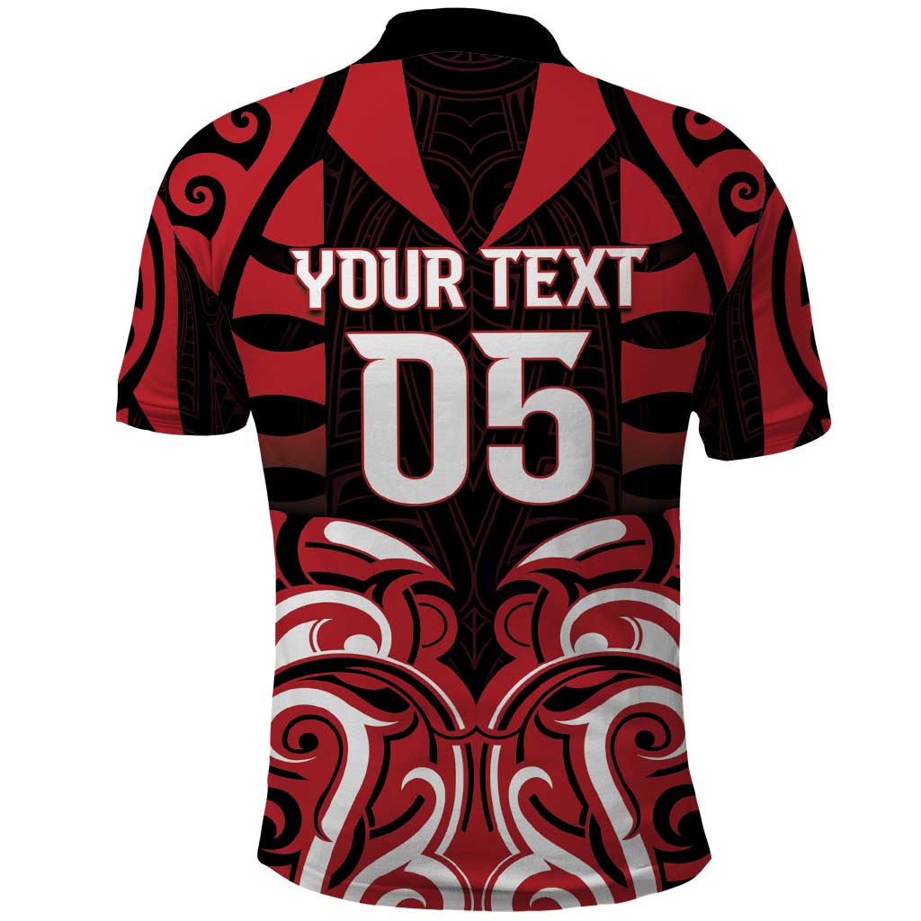 Custom Aotearoa Ngapuhi Polo Shirt Maori Pattern New Zealand - Polynesian Pride