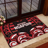 Aotearoa Ngapuhi Rubber Doormat Maori Pattern New Zealand - Polynesian Pride
