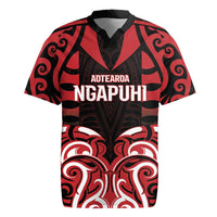 Custom Aotearoa Ngapuhi Rugby Jersey Maori Pattern New Zealand - Polynesian Pride