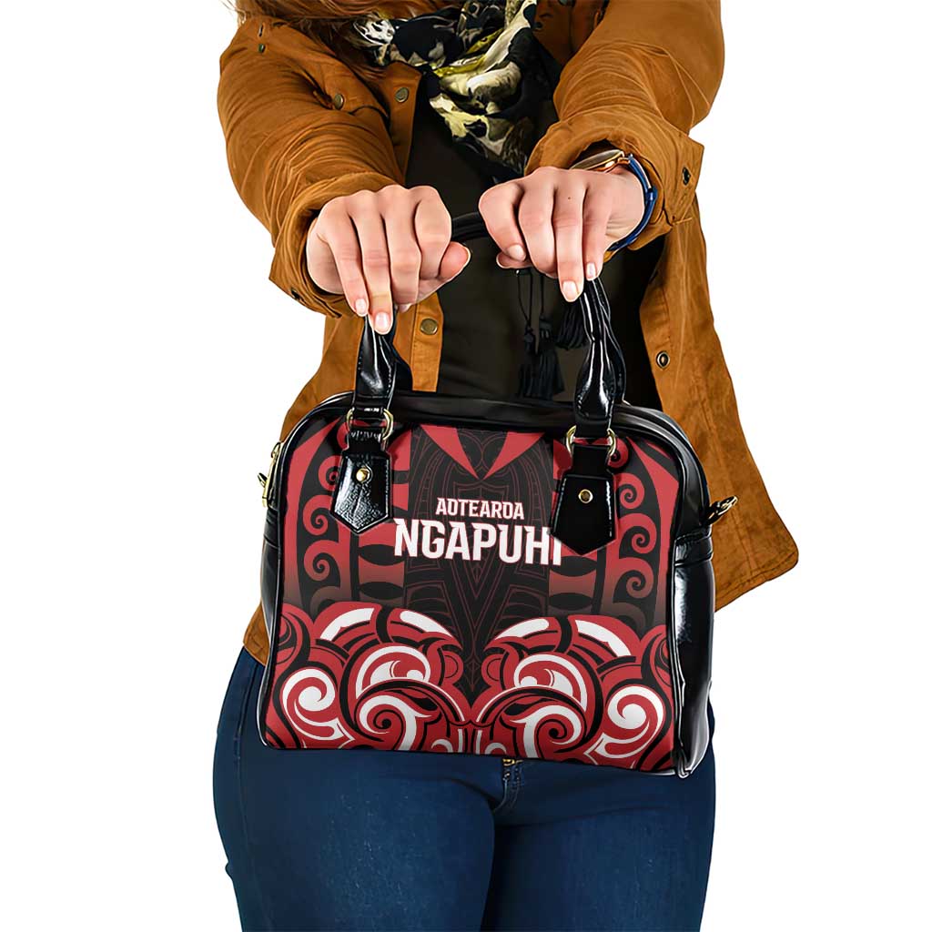 Aotearoa Ngapuhi Shoulder Handbag Maori Pattern New Zealand - Polynesian Pride