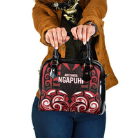 Aotearoa Ngapuhi Shoulder Handbag Maori Pattern New Zealand - Polynesian Pride