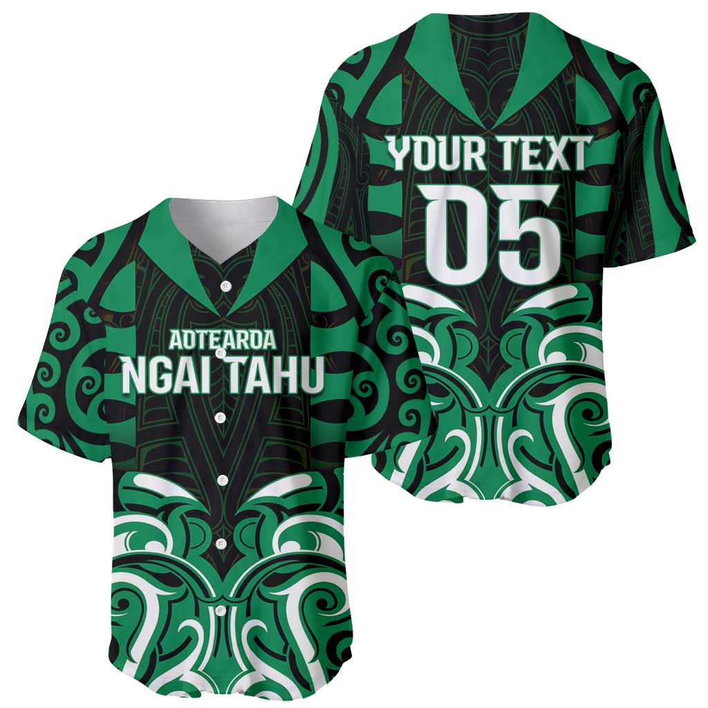Custom Aotearoa Ngai Tahu Baseball Jersey Maori Pattern New Zealand - Polynesian Pride
