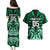 Custom Aotearoa Ngai Tahu Couples Matching Puletasi and Hawaiian Shirt Maori Pattern New Zealand - Polynesian Pride