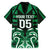 Custom Aotearoa Ngai Tahu Family Matching Off Shoulder Short Dress and Hawaiian Shirt Maori Pattern New Zealand - Polynesian Pride