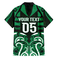 Custom Aotearoa Ngai Tahu Family Matching Short Sleeve Bodycon Dress and Hawaiian Shirt Maori Pattern New Zealand - Polynesian Pride