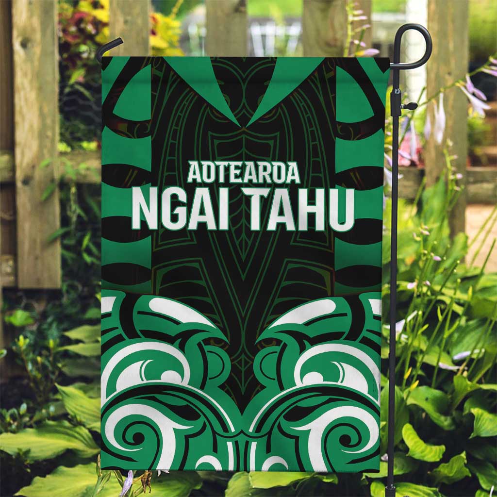 Aotearoa Ngai Tahu Garden Flag Maori Pattern New Zealand - Polynesian Pride