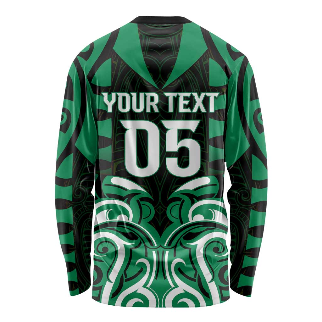 Custom Aotearoa Ngai Tahu Long Sleeve Shirt Maori Pattern New Zealand - Polynesian Pride