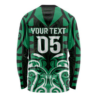 Custom Aotearoa Ngai Tahu Long Sleeve Shirt Maori Pattern New Zealand - Polynesian Pride