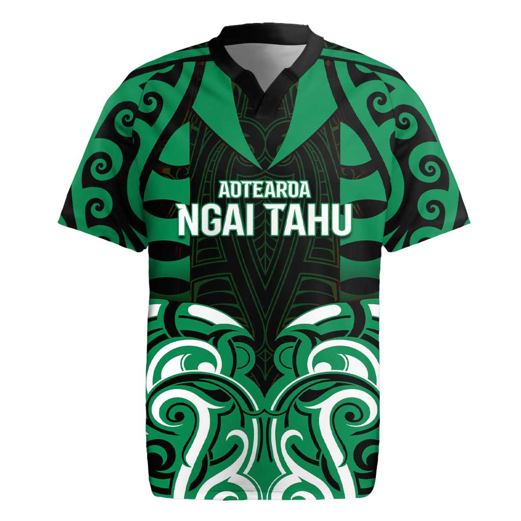 Custom Aotearoa Ngai Tahu Rugby Jersey Maori Pattern New Zealand - Polynesian Pride
