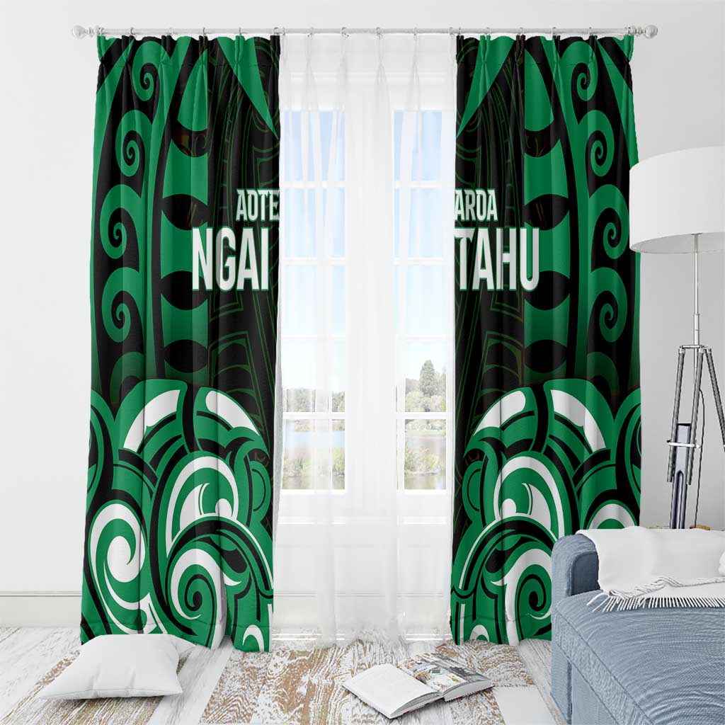 Aotearoa Ngai Tahu Window Curtain Maori Pattern New Zealand - Polynesian Pride