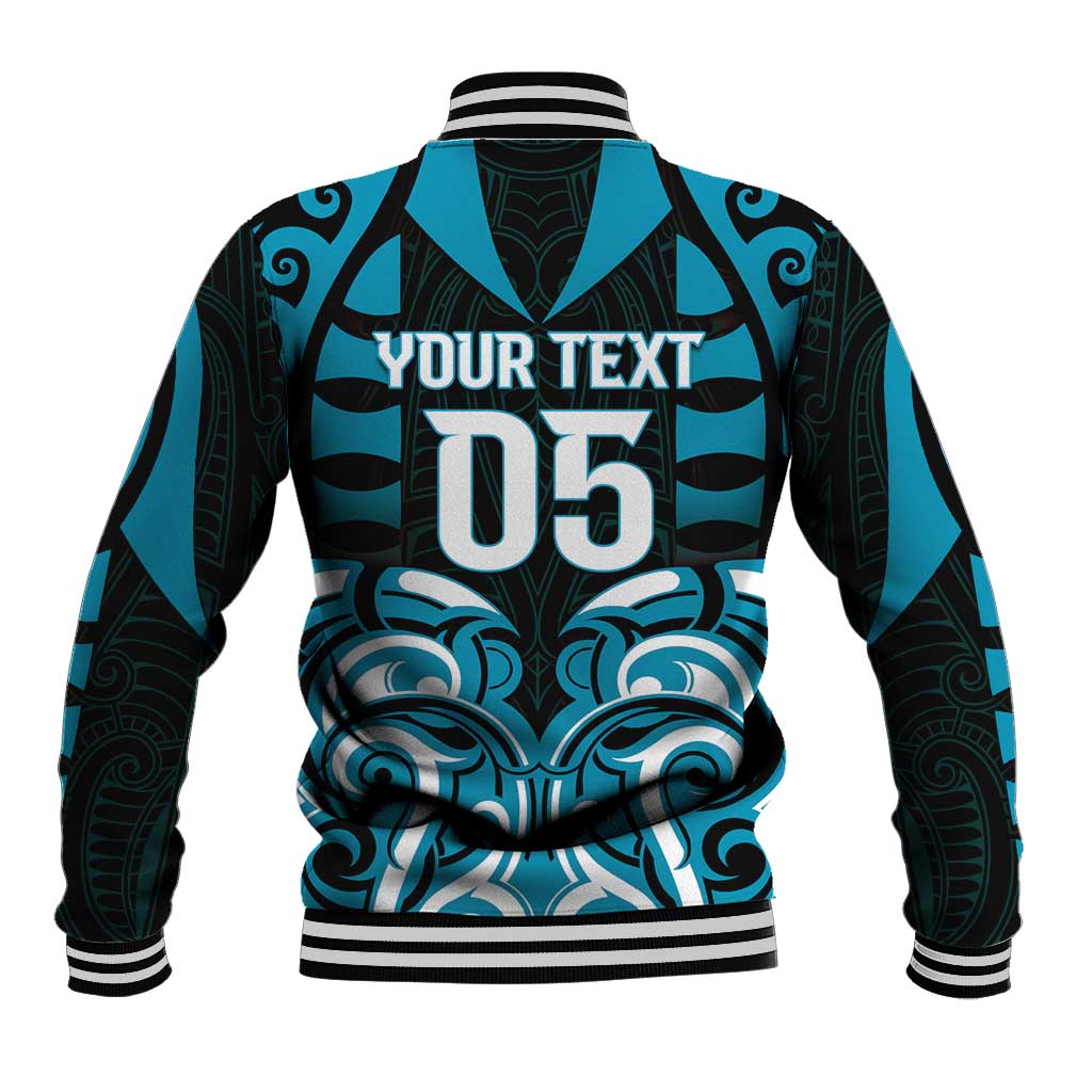 Custom Aotearoa Ngati Porou Baseball Jacket Maori Pattern New Zealand - Polynesian Pride
