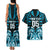 Custom Aotearoa Ngati Porou Couples Matching Tank Maxi Dress and Hawaiian Shirt Maori Pattern New Zealand - Polynesian Pride