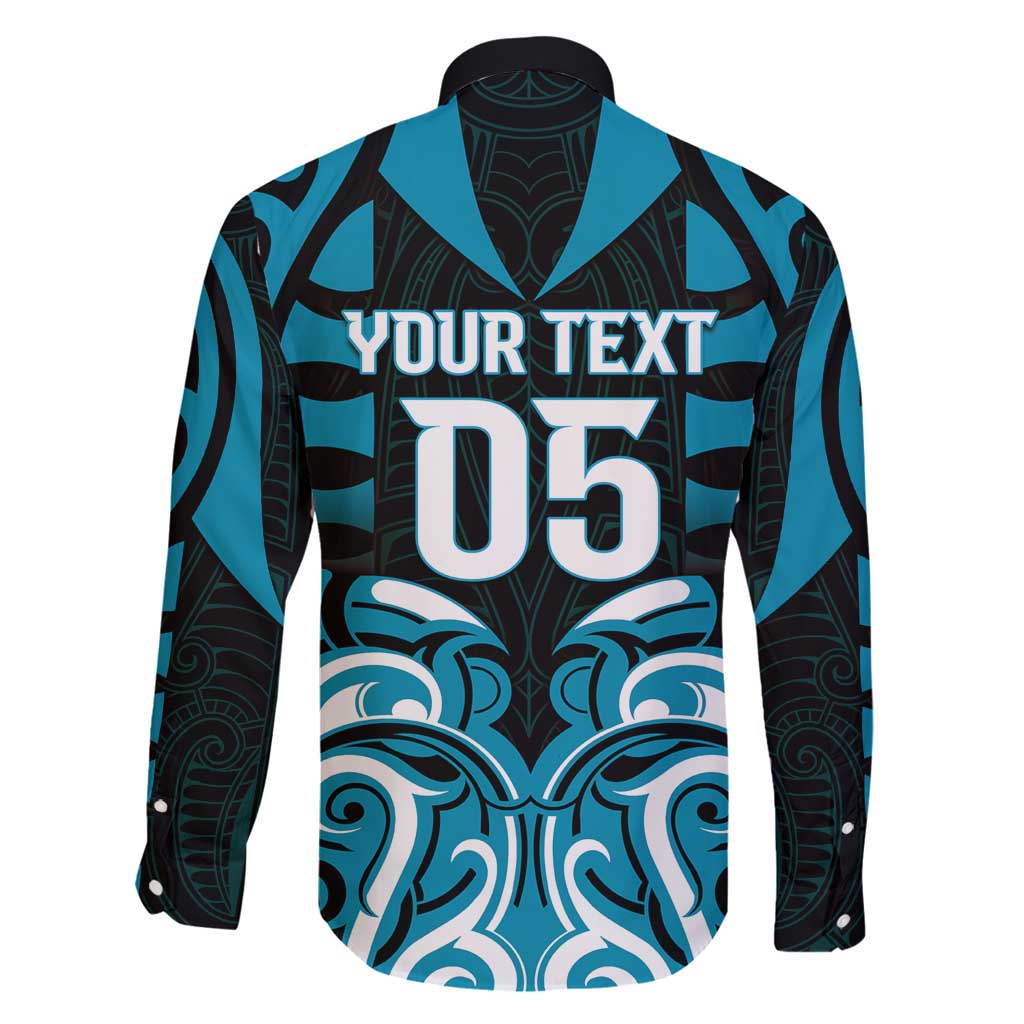 Custom Aotearoa Ngati Porou Family Matching Long Sleeve Bodycon Dress and Hawaiian Shirt Maori Pattern New Zealand - Polynesian Pride