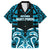 Custom Aotearoa Ngati Porou Family Matching Off The Shoulder Long Sleeve Dress and Hawaiian Shirt Maori Pattern New Zealand - Polynesian Pride