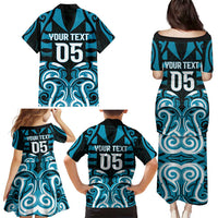 Custom Aotearoa Ngati Porou Family Matching Puletasi and Hawaiian Shirt Maori Pattern New Zealand - Polynesian Pride