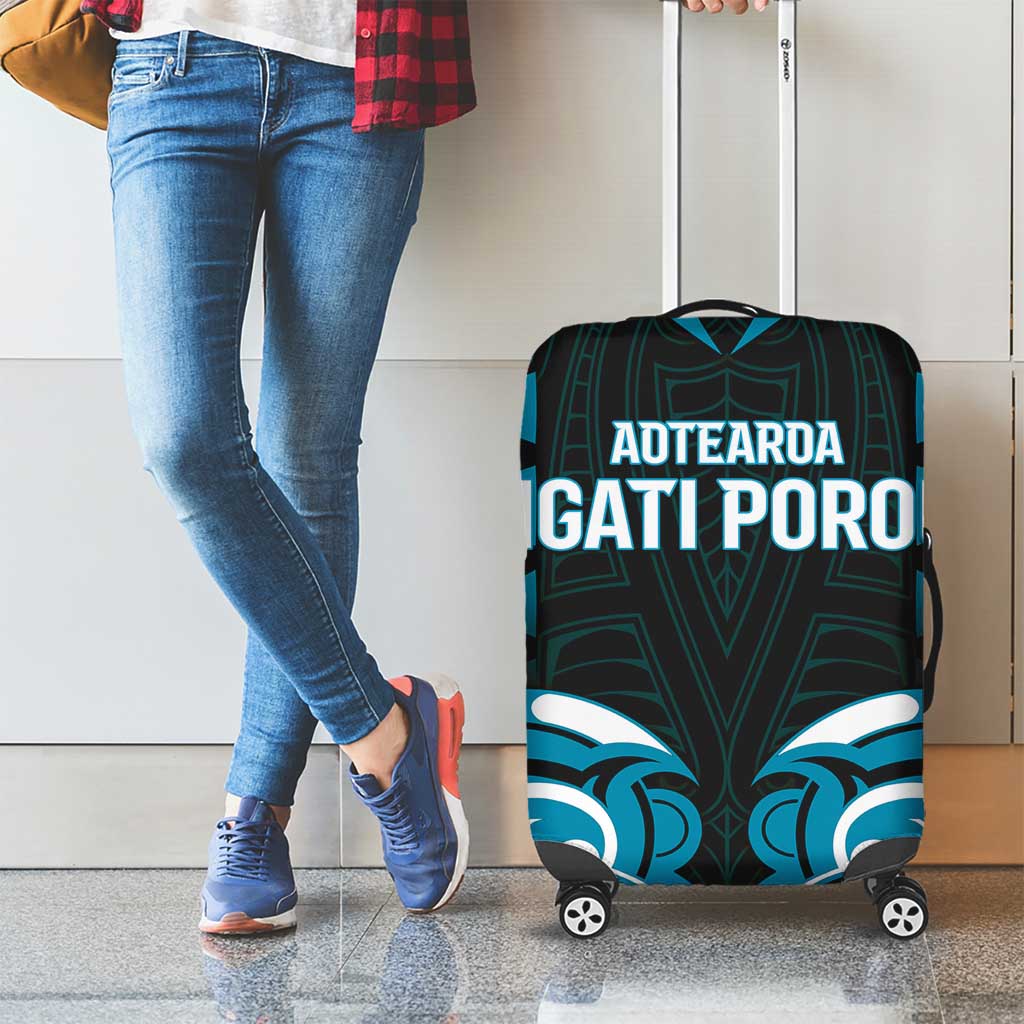 Aotearoa Ngati Porou Luggage Cover Maori Pattern New Zealand - Polynesian Pride