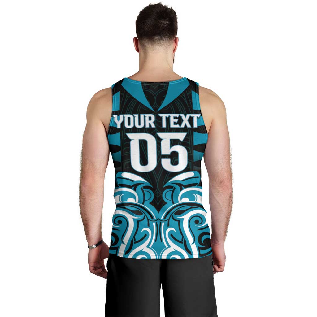 Custom Aotearoa Ngati Porou Men Tank Top Maori Pattern New Zealand - Polynesian Pride