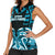 Custom Aotearoa Ngati Porou Women Sleeveless Polo Shirt Maori Pattern New Zealand - Polynesian Pride