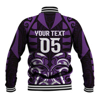Custom Aotearoa Rangitane Baseball Jacket Maori Pattern New Zealand - Polynesian Pride