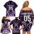 Custom Aotearoa Rangitane Family Matching Off Shoulder Short Dress and Hawaiian Shirt Maori Pattern New Zealand - Polynesian Pride