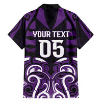 Custom Aotearoa Rangitane Family Matching Summer Maxi Dress and Hawaiian Shirt Maori Pattern New Zealand - Polynesian Pride