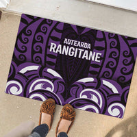 Aotearoa Rangitane Rubber Doormat Maori Pattern New Zealand - Polynesian Pride