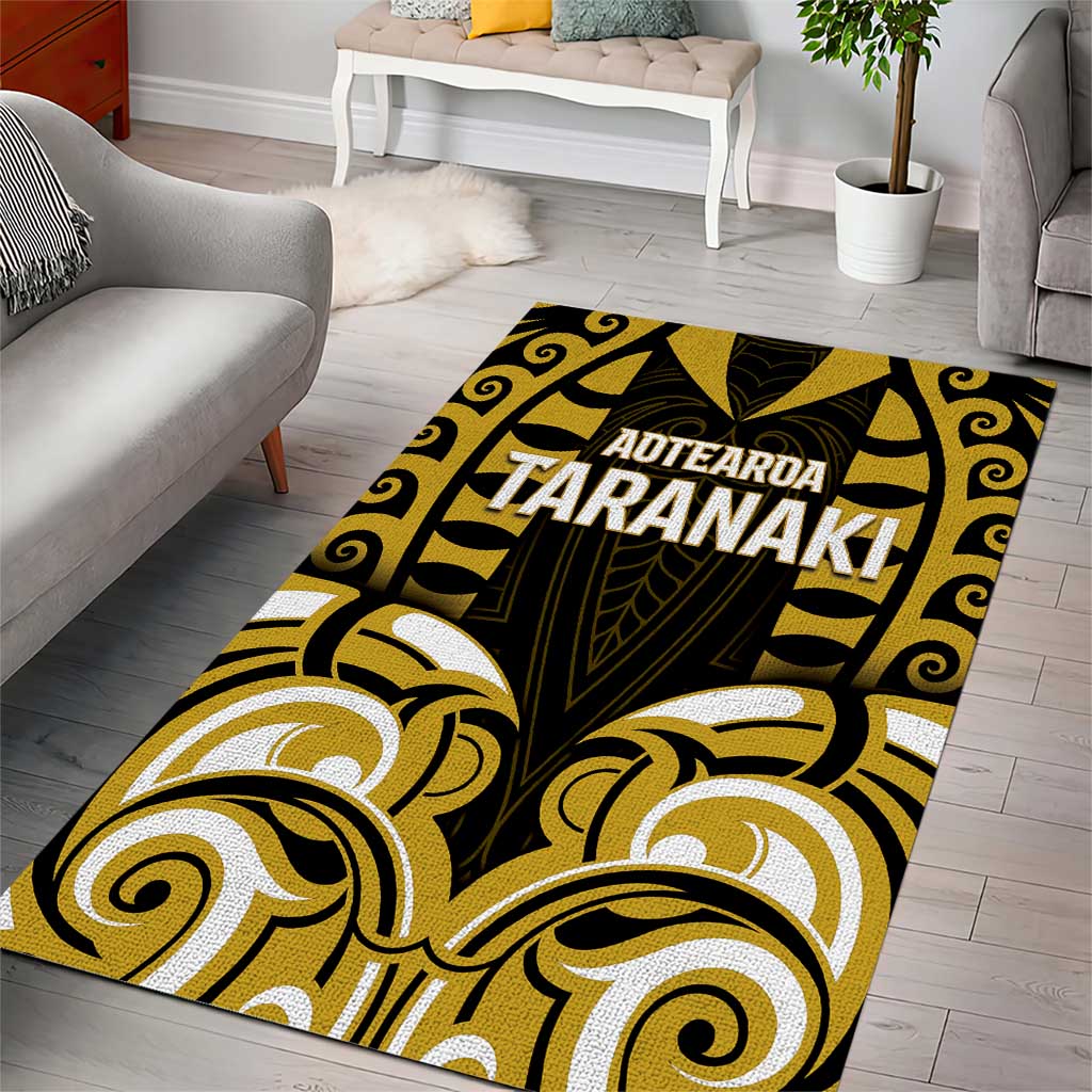 Aotearoa Taranaki Area Rug Maori Pattern New Zealand - Polynesian Pride