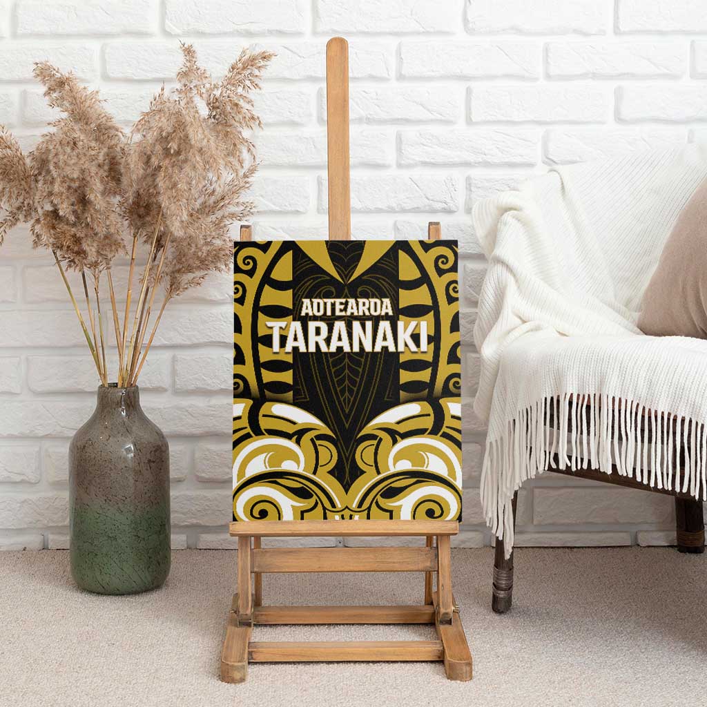 Aotearoa Taranaki Canvas Wall Art Maori Pattern New Zealand - Polynesian Pride