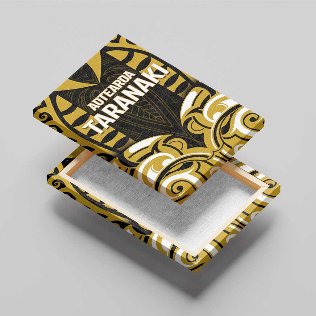 Aotearoa Taranaki Canvas Wall Art Maori Pattern New Zealand - Polynesian Pride