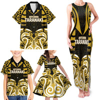 Custom Aotearoa Taranaki Family Matching Tank Maxi Dress and Hawaiian Shirt Maori Pattern New Zealand - Polynesian Pride