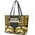 Aotearoa Taranaki Leather Tote Bag Maori Pattern New Zealand - Polynesian Pride