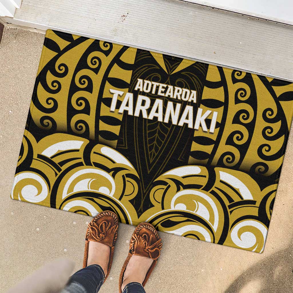Aotearoa Taranaki Rubber Doormat Maori Pattern New Zealand - Polynesian Pride