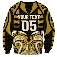Custom Aotearoa Taranaki Sweatshirt Maori Pattern New Zealand - Polynesian Pride