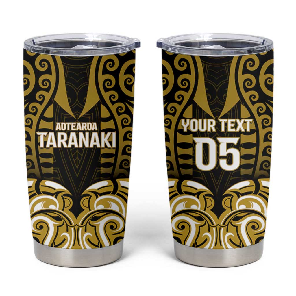 Custom Aotearoa Taranaki Tumbler Cup Maori Pattern New Zealand - Polynesian Pride