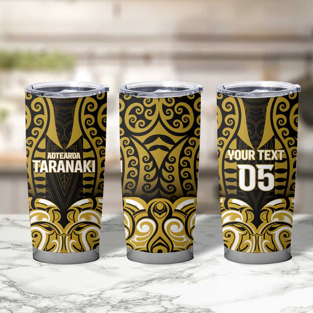 Custom Aotearoa Taranaki Tumbler Cup Maori Pattern New Zealand - Polynesian Pride