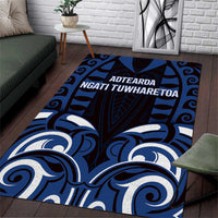 Aotearoa Ngati Tuwharetoa Area Rug Maori Pattern New Zealand - Polynesian Pride