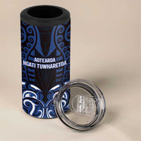 Custom Aotearoa Ngati Tuwharetoa 4 in 1 Can Cooler Tumbler Maori Pattern New Zealand - Polynesian Pride