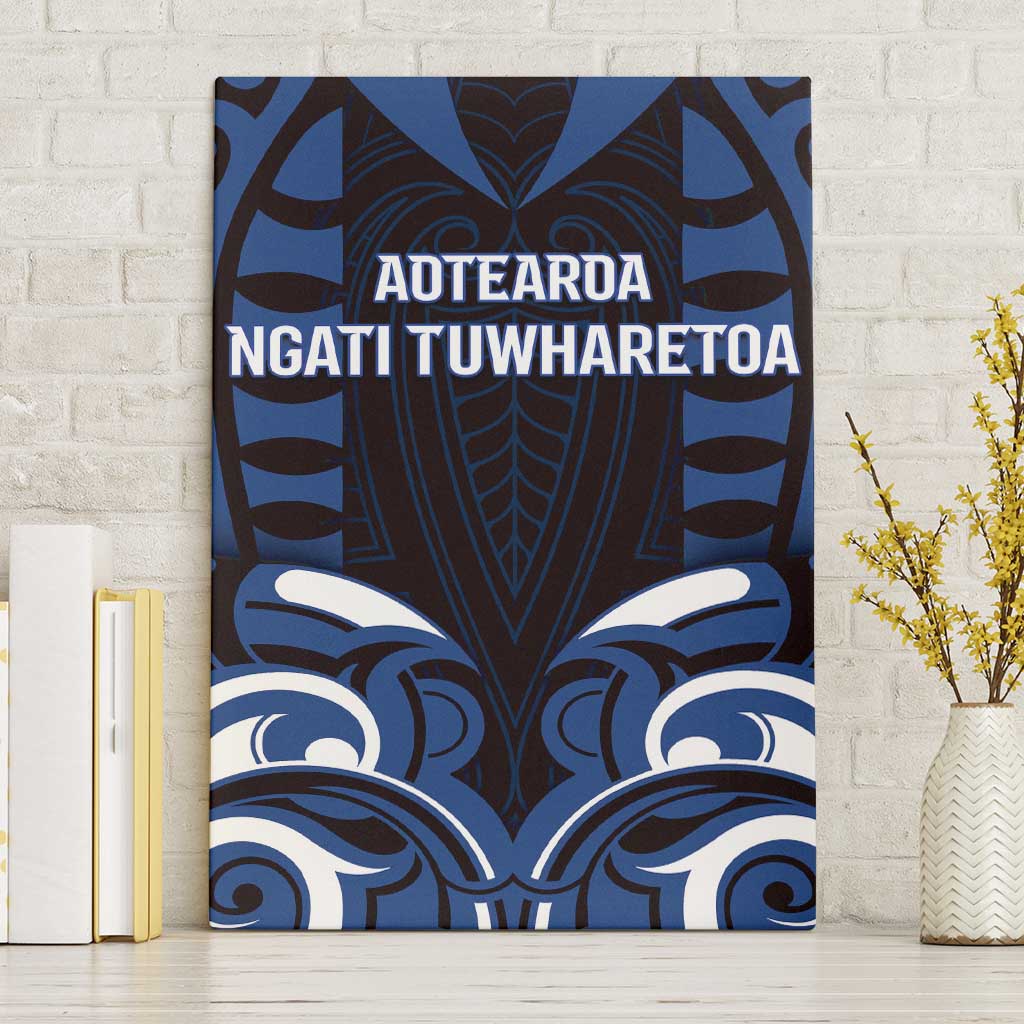 Aotearoa Ngati Tuwharetoa Canvas Wall Art Maori Pattern New Zealand - Polynesian Pride