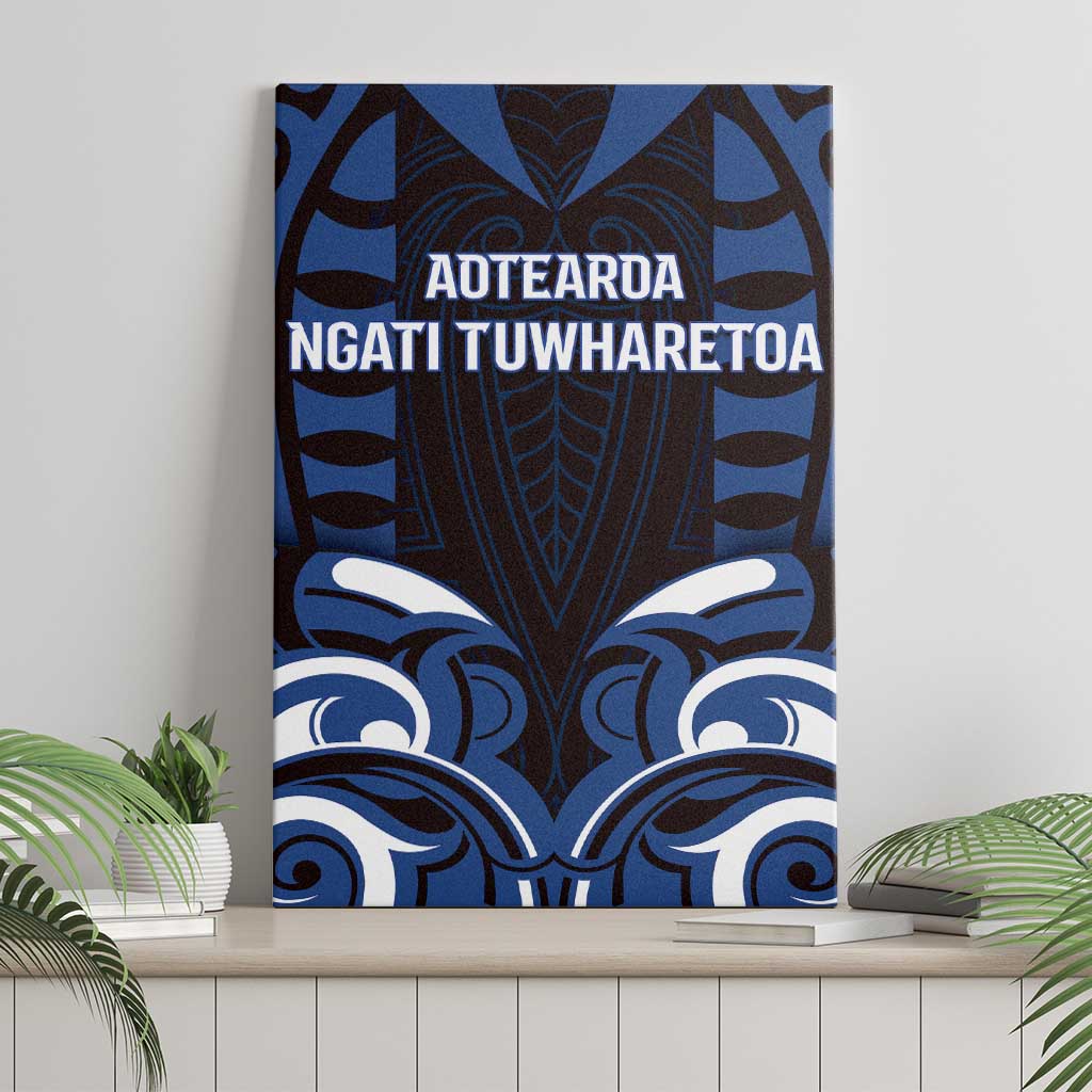 Aotearoa Ngati Tuwharetoa Canvas Wall Art Maori Pattern New Zealand - Polynesian Pride
